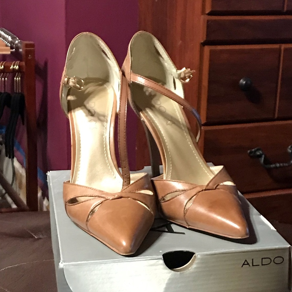 Brown heels